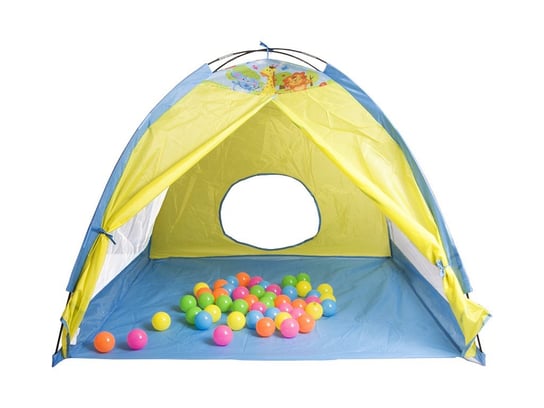 Namiot z piłkami dla dzieci HH żółt_nieb LA007133 HH POLAND