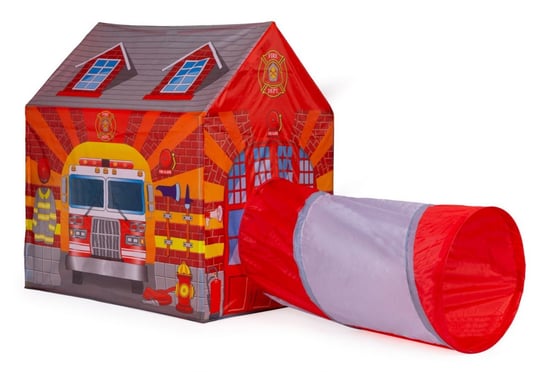 Namiot z tunelem dla dzieci domek Strażaka plac zabaw IPLAY IPlay