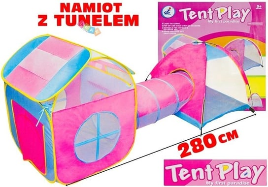 Namiot z tunelem Domek Lean Toys