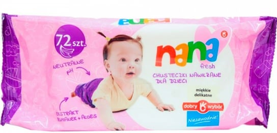 NANA FRESH Chusteczki Nawilżane 72szt Inny producent