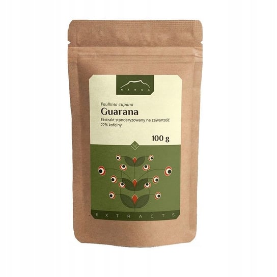 Nanga, Guarana ekstrakt 22% kofeiny, 100g Suplement diety Nanga
