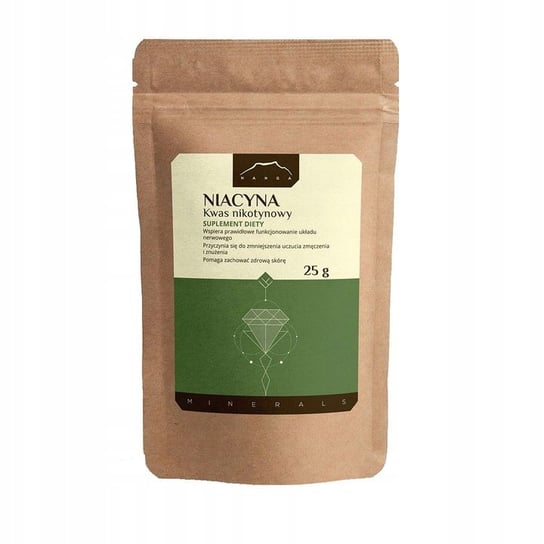 Nanga, Kwas nikotynowy niacyna proszek, 25g Suplement diety Nanga