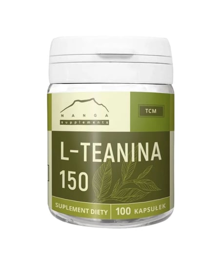 Nanga, L-Teanina 150 mg,  Suplement diety, 100 kaps. Nanga