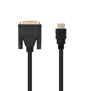 Nano Cable 10.15.0502 Kabel DVI do HDMI, DVI-A M/M/HDMI, 1,8 m, czarny) Konik