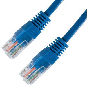 Nano Cable 10.20.0102 Kabel sieciowy – LATIGUILLO RJ45 KAT. 5e UTP AWG24 niebieski Konik