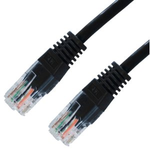 Nano Cable 10.20.0105 Kabel sieciowy – LATIGUILLO RJ45 KAT. 5e UTP AWG24 Czarny Konik
