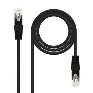 NanoCable 10.20.0400-L25-BK – Kabel sieciowy kat.6 UTP AWG24 Czarny 25 cm Konik