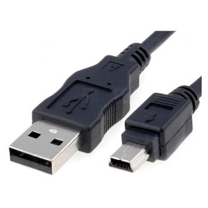 NANOCABLE-Tipo, Kabel USB 2.0 AM/Mini-USB 5-Pin 0,5 M/M, Konik