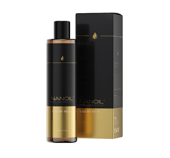 Nanoil Liquid Silk Micellar Shampoo, Micelarny szampon do włosów z jedwabiem 300ml Nanoil