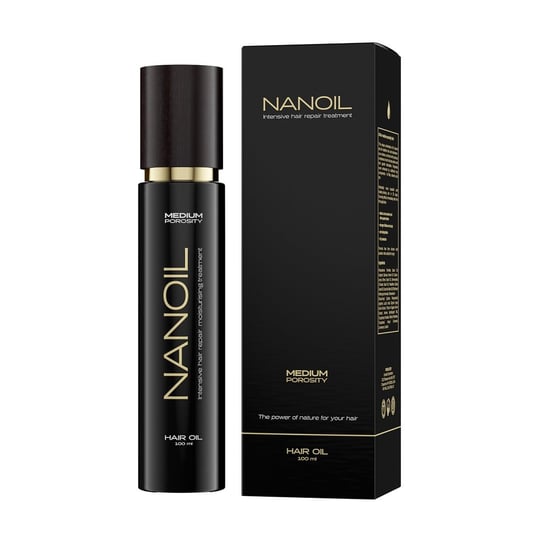 Nanoil Medium Porosity Olejek do włosów średnioporowatych 100ml Nanoil