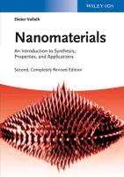 Nanomaterials Vollath Dieter
