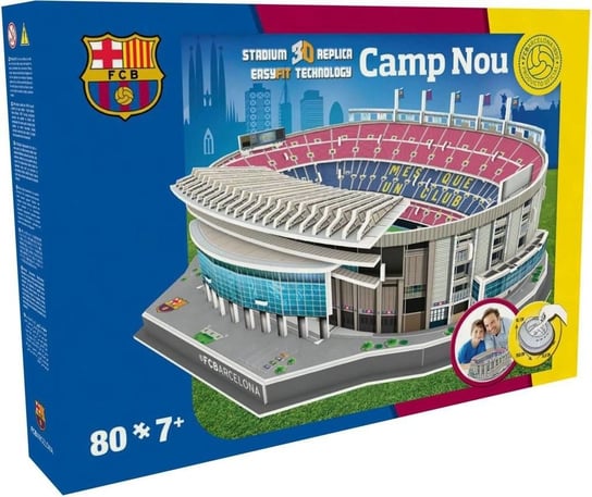 Nanostad, puzzle 3D Model stadionu Camp Nou (FC Barcelona), 34452 Nanostad