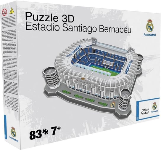 Nanostad, puzzle 3D Model stadionu Santiago Bernabeu Real Madryt, 34451 Nanostad