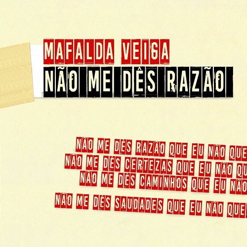 Não Me Dês Razão (Nova Mistura) Mafalda Veiga