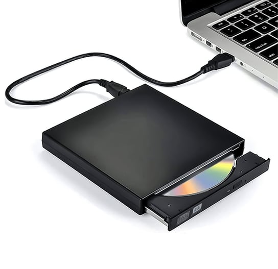 NAPĘD CD-R/DVD-ROM/RW SLIM ZEWNĘTRZNY USB NAGRYWARKA PRZENOŚNY DO LAPTOPA Reagle