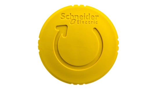 Napęd przycisku grzybkowego żółty przez obrót ZB5AS55 Schneider Electric