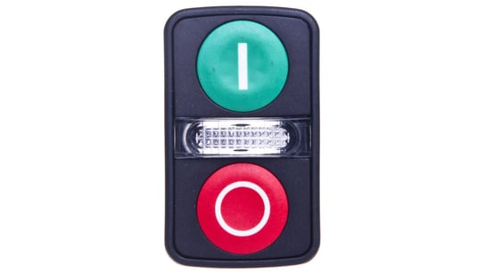 Napęd przycisku podwójny zielony/czerwony /O-I/ z podświetleniem z samopowrotem ZB5AW7A3741 Schneider Electric