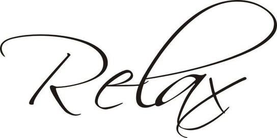 Napis na ścianę naklejka relaks - Relax - 73, 150x75 cm Naklejkolandia