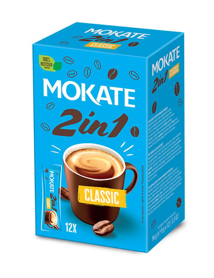 Napój Kawowy 2in1 2w1 Instant Mokate Mix Kawowy 12 saszetek Mokate