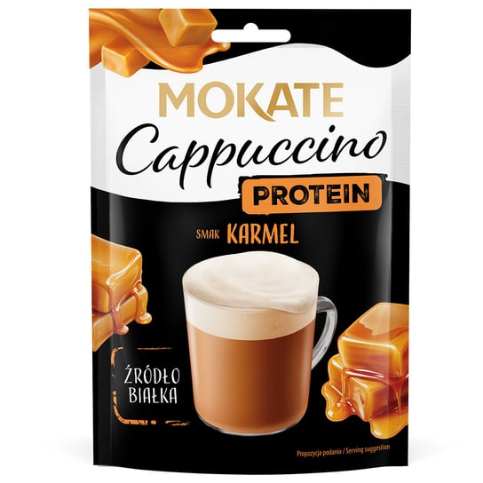 Napój Kawowy Kawa Cappuccino Karmel Protein Białko Pianka Mokate 40g Inna marka