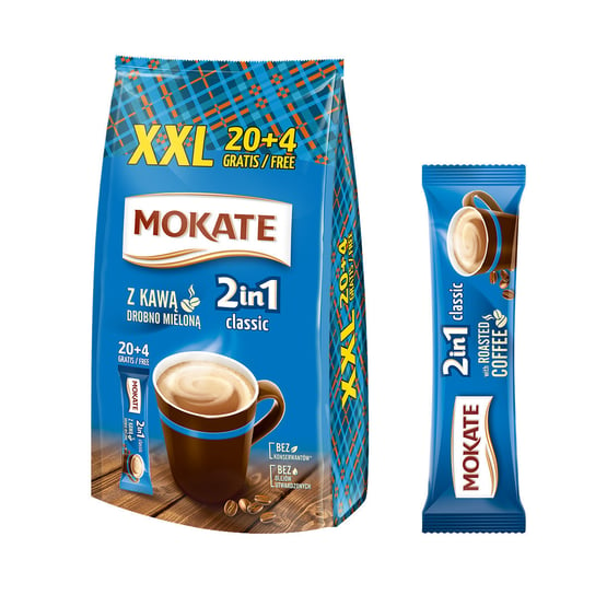 Napój kawowy Mokate 2w1 Classic 24 saszetki Mokate