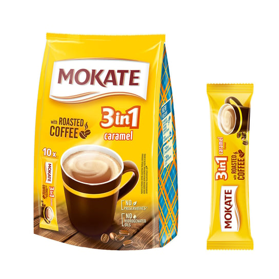 Napój kawowy Mokate 3w1 Caramel 10 saszetek Mokate