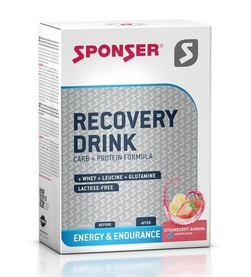 Napój Regeneracyjny Sponser Recovery Drink (20X60G) Truskawka-Banan SPONSER