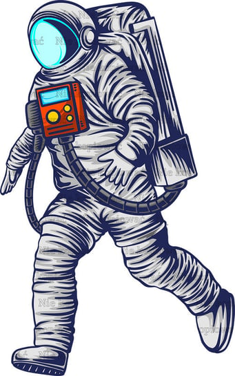 Naprasowanka Astronauta kosmos space 18 Zebra