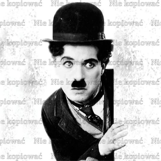 Naprasowanka Charlie Chaplin kino vintage 1 Zebra