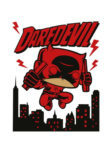Naprasowanka Daredevil Marvel-super bohaterowie 1 Zebra