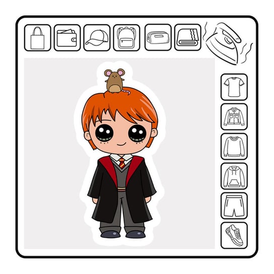 Naprasowanka harry potter termo naklejka Ron Weasley hogwarts 1 ZebraShop