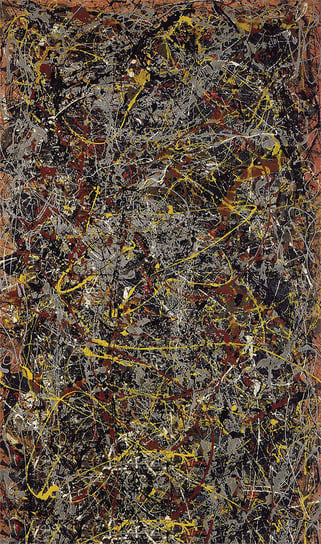 Naprasowanka Jackson Pollock malarstwo sztuka 4 Zebra