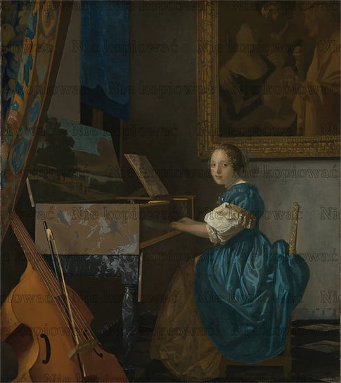 Naprasowanka Jan Vermeer malarstwo sztuka 7 Zebra
