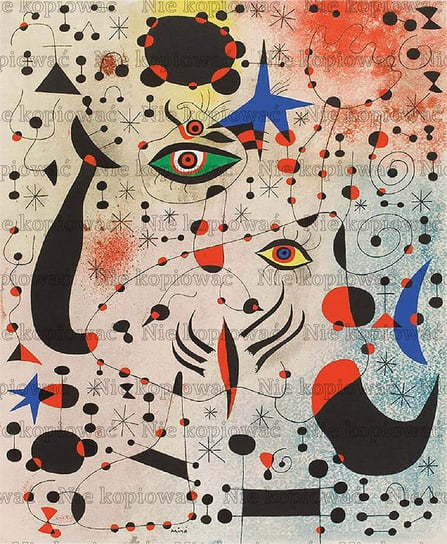 Naprasowanka Joan Miro malarstwo surrealizm 1 Zebra