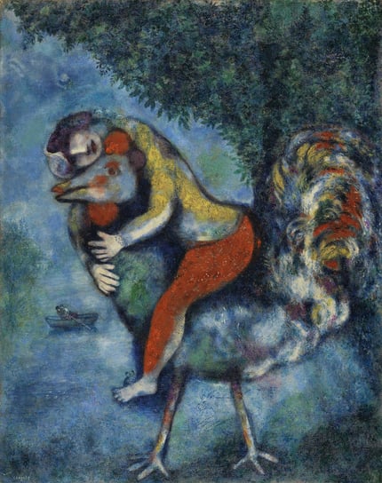 Naprasowanka Marc Chagall kubizm sztuka 5 Zebra