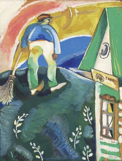 Naprasowanka Marc Chagall kubizm sztuka 7 Zebra