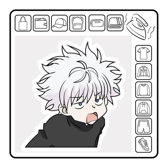 Naprasowanka termo naklejka hunter x hunter anime manga killua zoldyck 2 ZebraShop