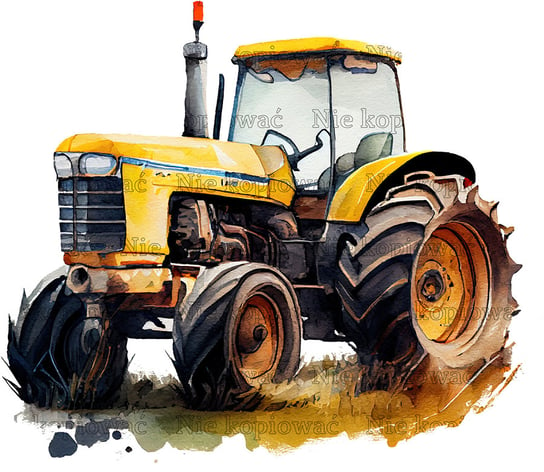 Naprasowanka Traktor rolnictwo ciągnik rolniczy 5 Zebra
