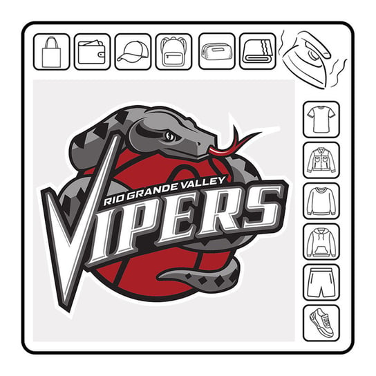 Naprasowanka vipers koszykówka sport termo naklejka basketball ZebraShop