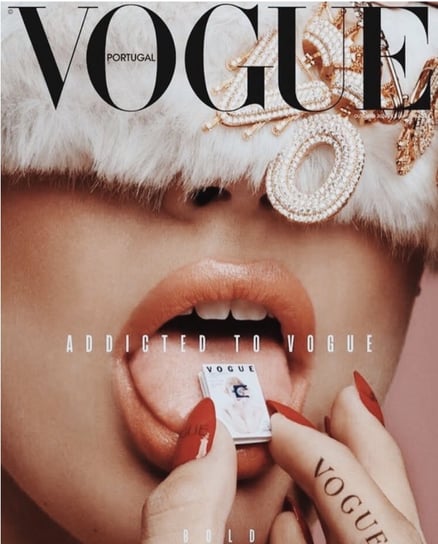 Naprasowanka Vogue styl moda piękno 12 Zebra