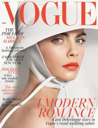 Naprasowanka Vogue styl moda piękno 14 Zebra