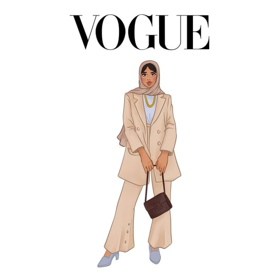Naprasowanka Vogue styl moda piękno 18 Zebra
