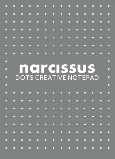 Narcissus, Blok A5 klejony z góry, szary, 60 kartek, 6 szt. Narcissus