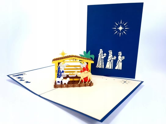 Narodziny Chrystusa, Świąteczna Kartka 3D, Święta GrandGift