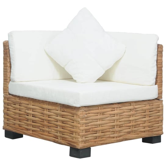 Narożna sofa z poduszkami VIDAXL, brązowa, 66x69x62 cm vidaXL