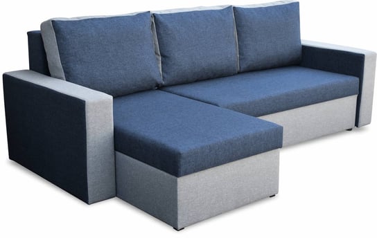 Narożnik Z Funkcją Spania Sofa Rogówka Bird Home D04 - Szary/Granat | Sawana S516/Sawana S540 BONNI