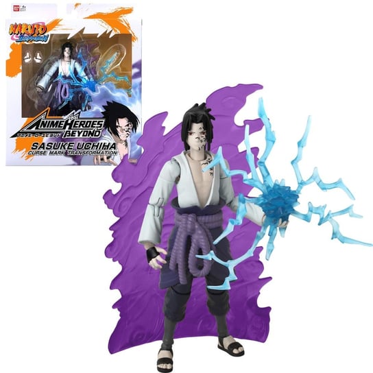 Naruto - Sasuke With Transf. Effect - Figurka Anime Heroes Beyond 17Cm BANDAI