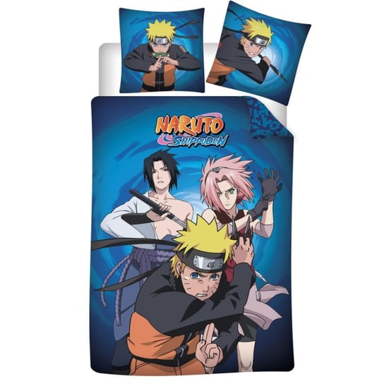 naruto shippuden - poszwa na kołdrę 140x200cm  - '100% microfiber' Inna marka