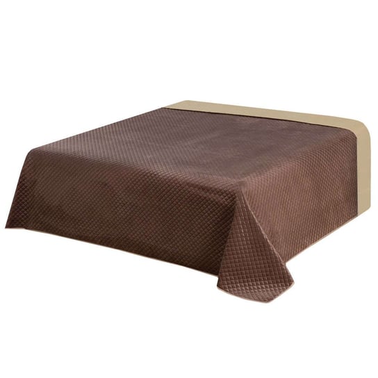 Narzuta 170 x 210 Pikowana 7082 Velvet Brąz1 + Beż - 170x210 MESA WITOLD DYNOWIEC