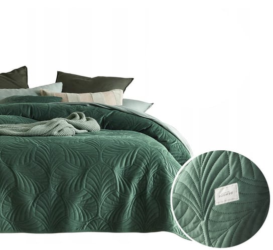 Narzuta na łóżko pikowana 170x210 Feel zielona Room99
